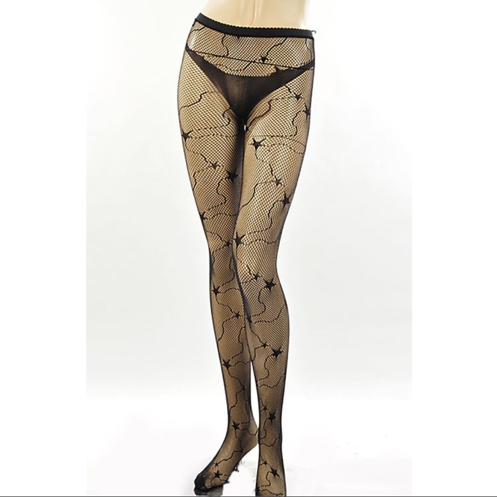✨ NWT✨ Star design fishnet Halloween pantyhose