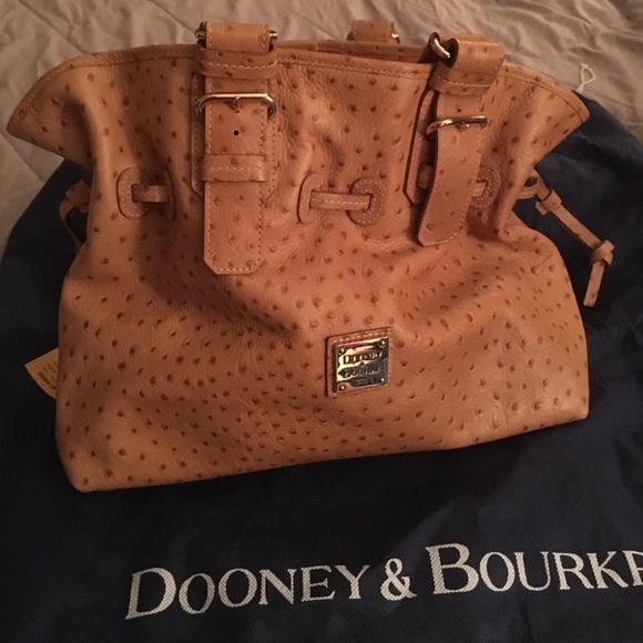 Dooney & Bourke leather Ostrich hobo - Picture 4 of 6
