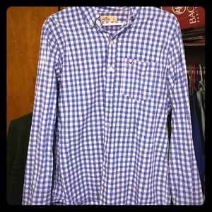 Hollister long sleeve dress shirt