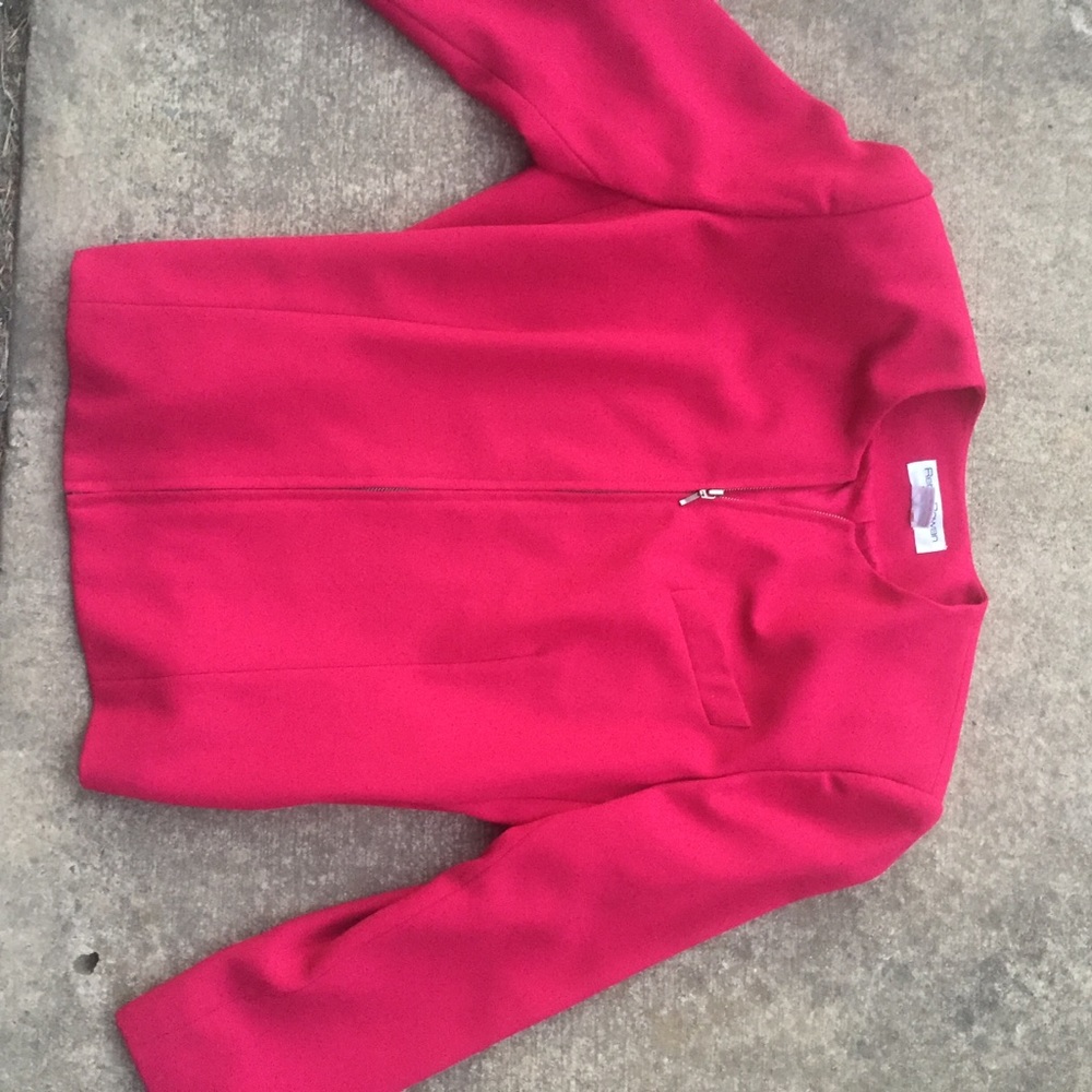 Rena Rowen Saville Jacket Red no tag Sz L