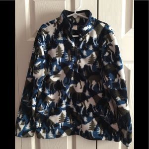 Gymboree fleece wolf design