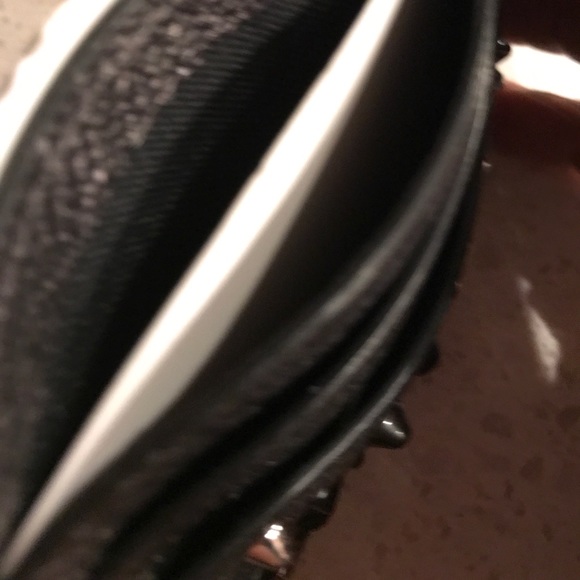 Coach Studded Leather Card Holder - Picture 3 of 3