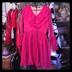 Vintage pink ruffles dress Vintage pink ruffles dress