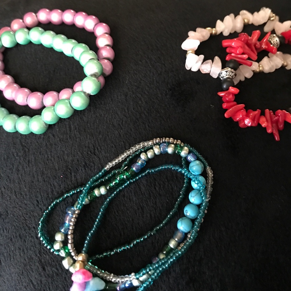 Assorted Beaded Bracelet Bundle