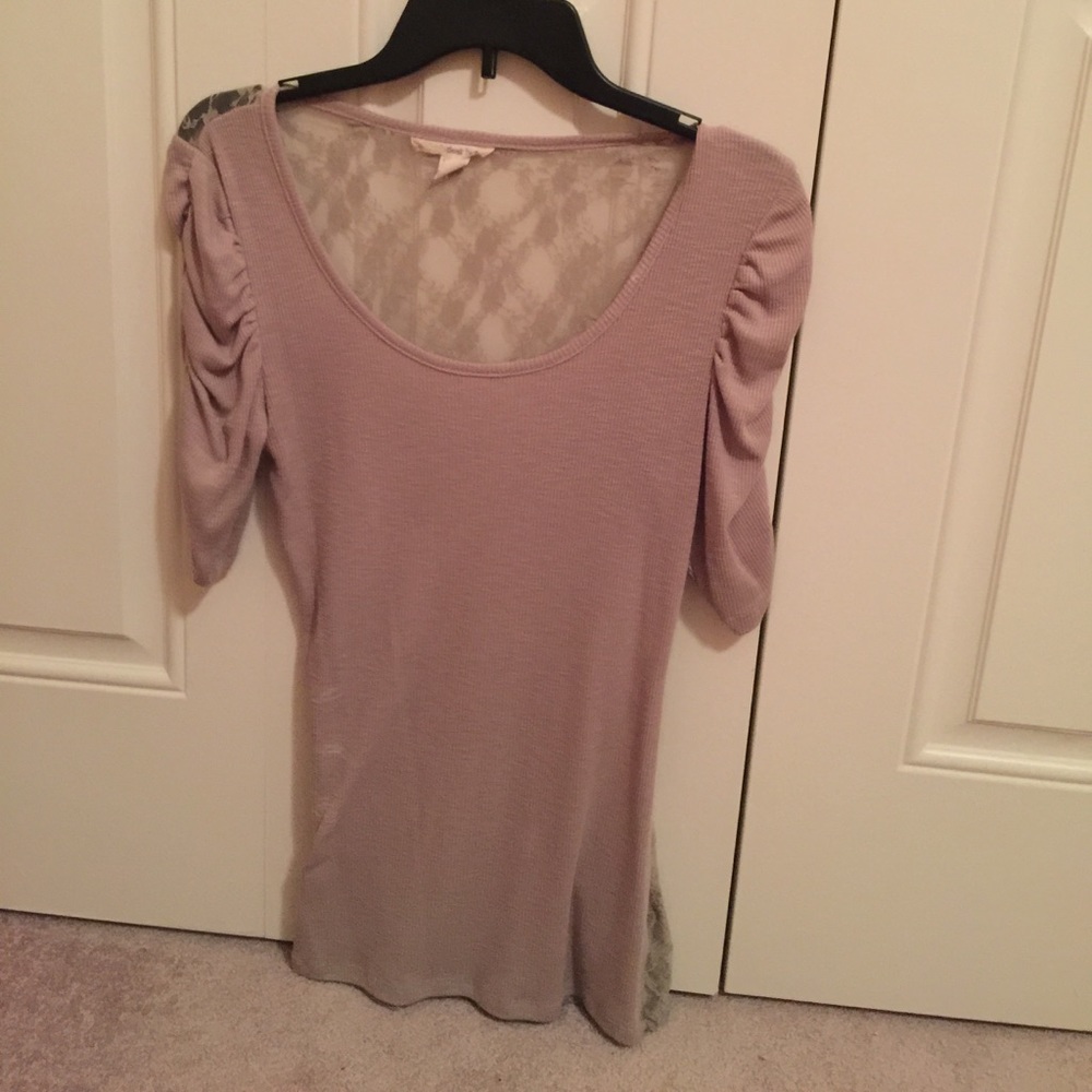 Derek Heart ❤️ Size XL in Juniors Lace back Shirt