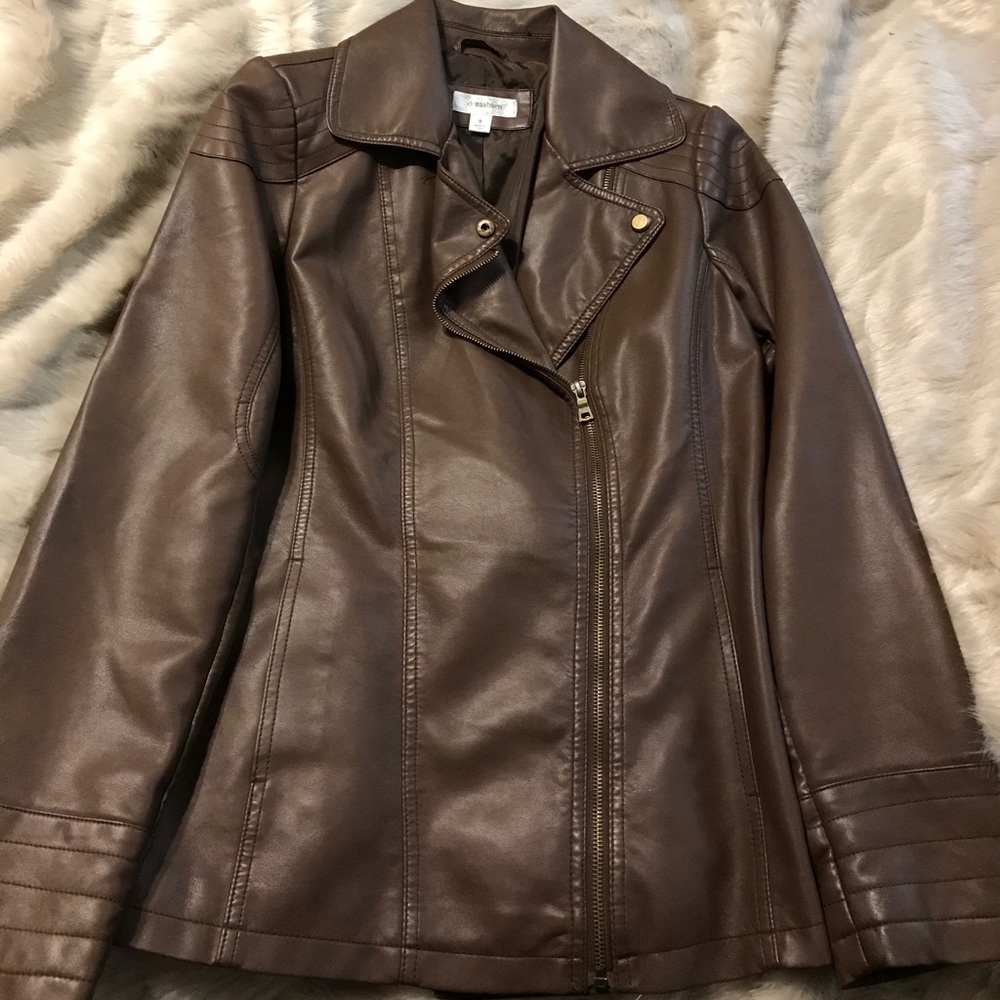 Faux Leather Jacket