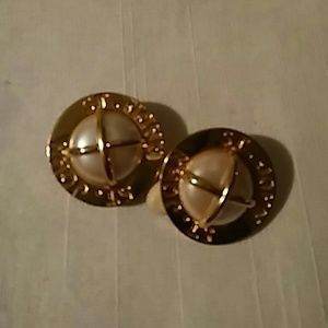 Vintage St John Clip On Earrings NICE