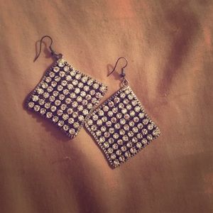 Shiny dangly earrings