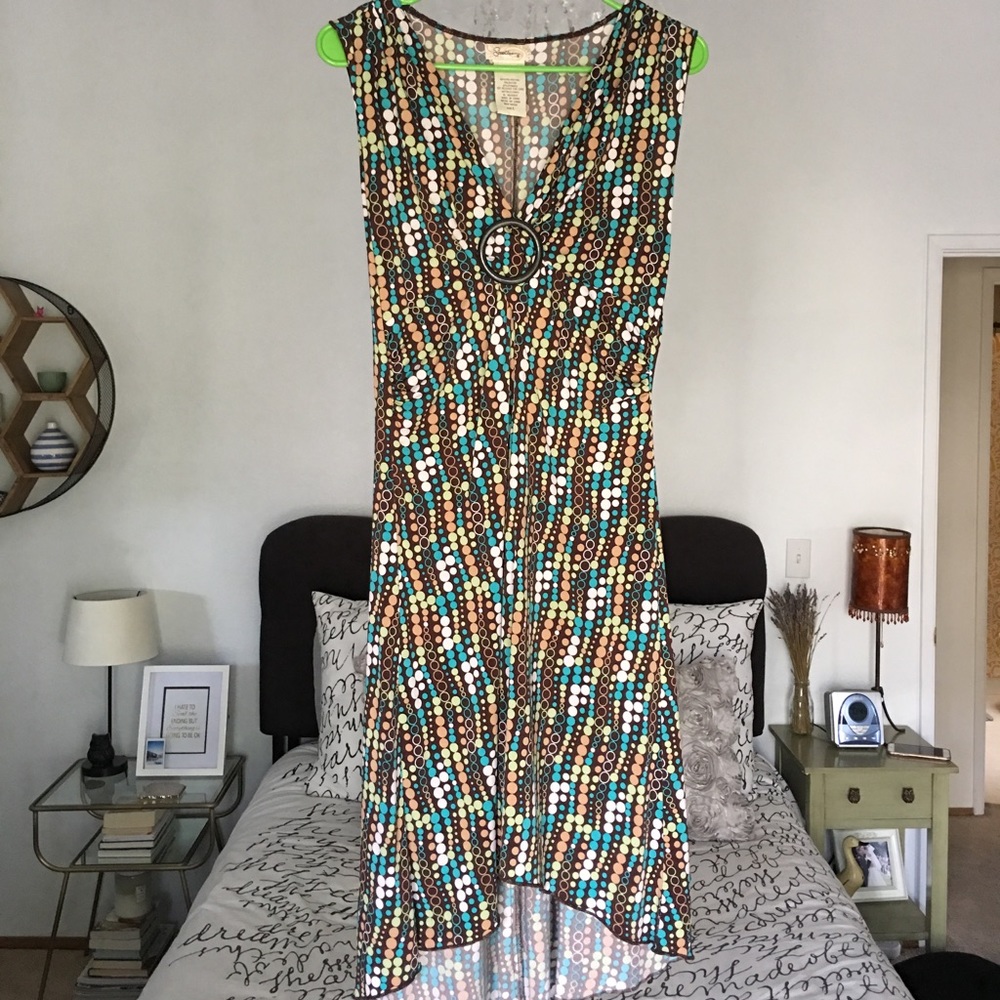 Brown Polka Dot Dress
