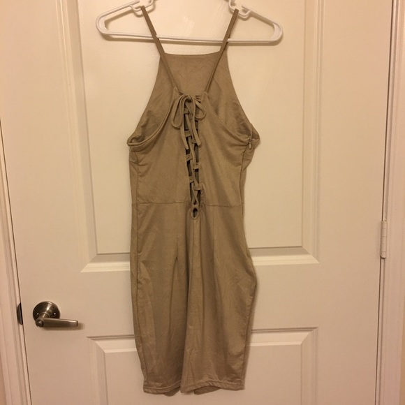 Faux Suede Dress - Picture 2 of 2