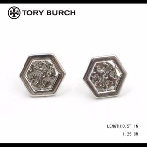 Tory Burch Hexagonal Earrings
