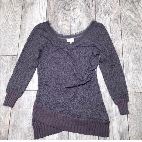 Anthropologie Deletta Overlapping Lace Top - Picture 3 of 5