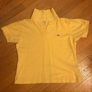☀️SALE☀️Lacoste yellow polo. Size 40