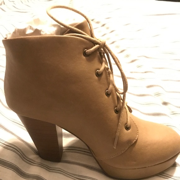 Soda Lace Up Boots - Picture 1 of 2