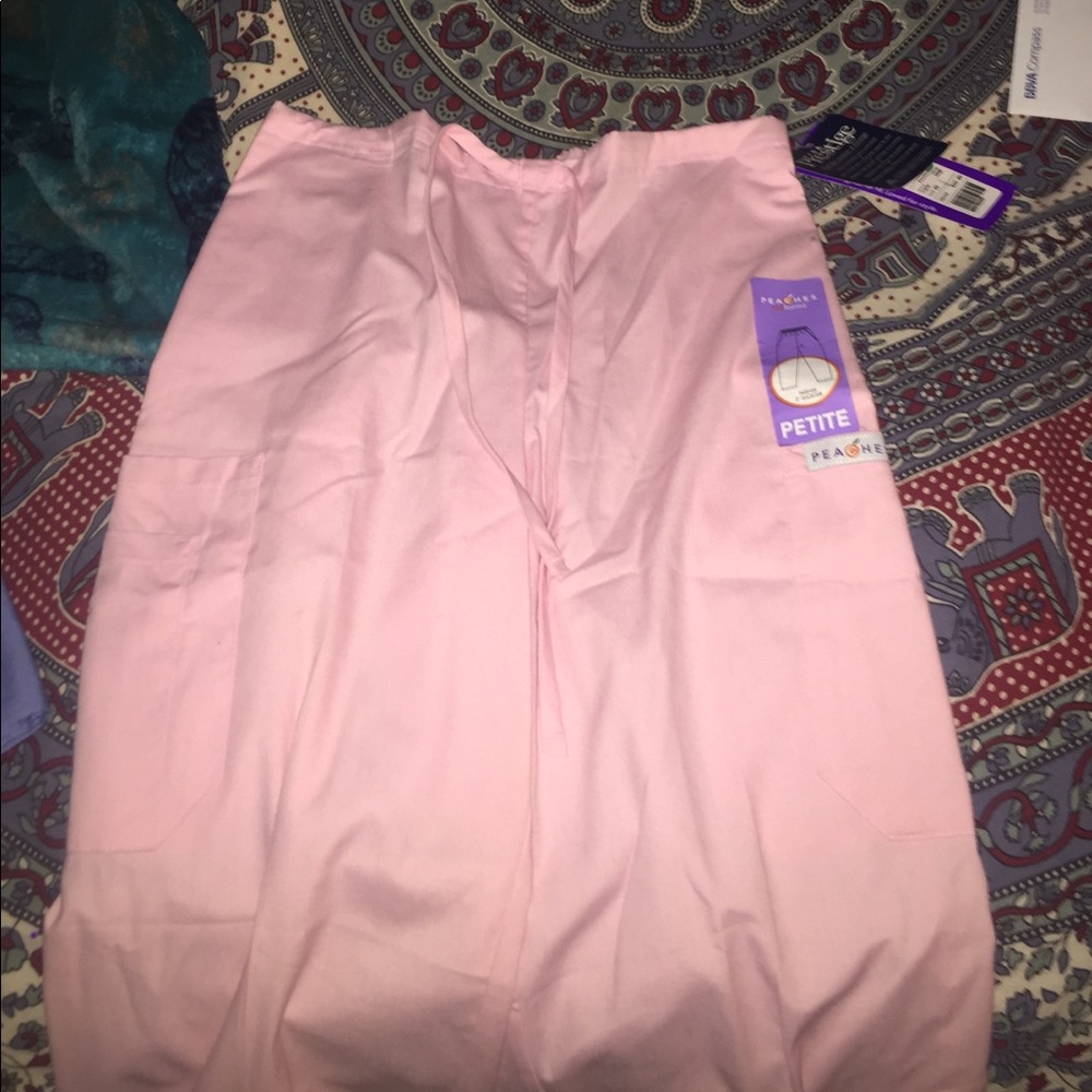 BRAND NEW Light pink scrub pants