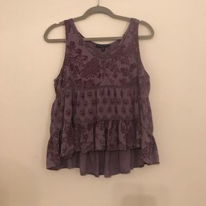 American Eagle Purple Tank