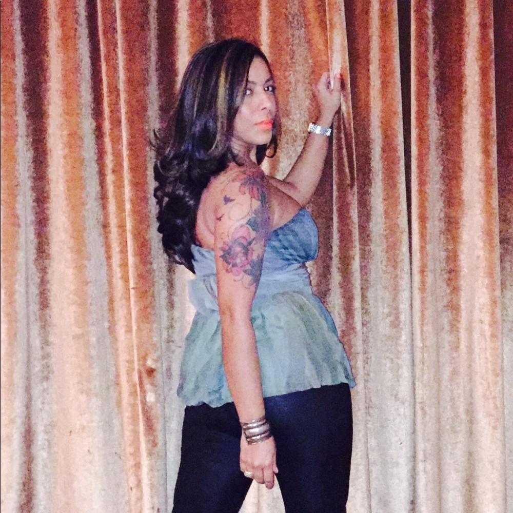 Beautiful Tracey Reese Bandeau top