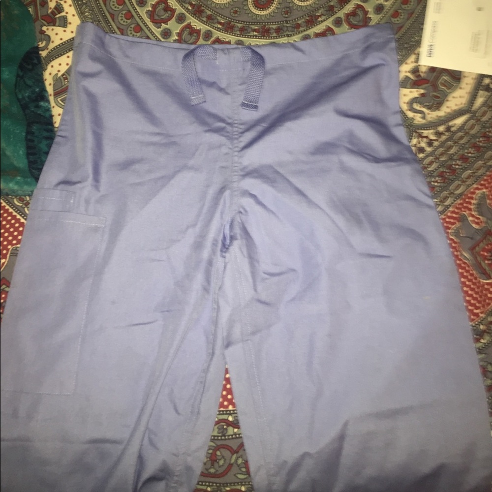 NEW blue scrub pants :)