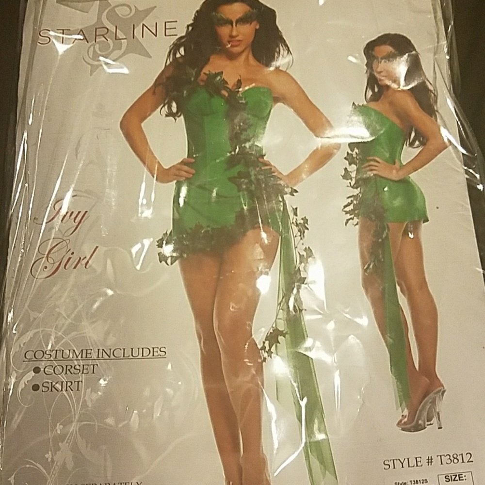 Poison Ivy Adult Costume size small