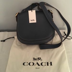 Navy Coach Purse