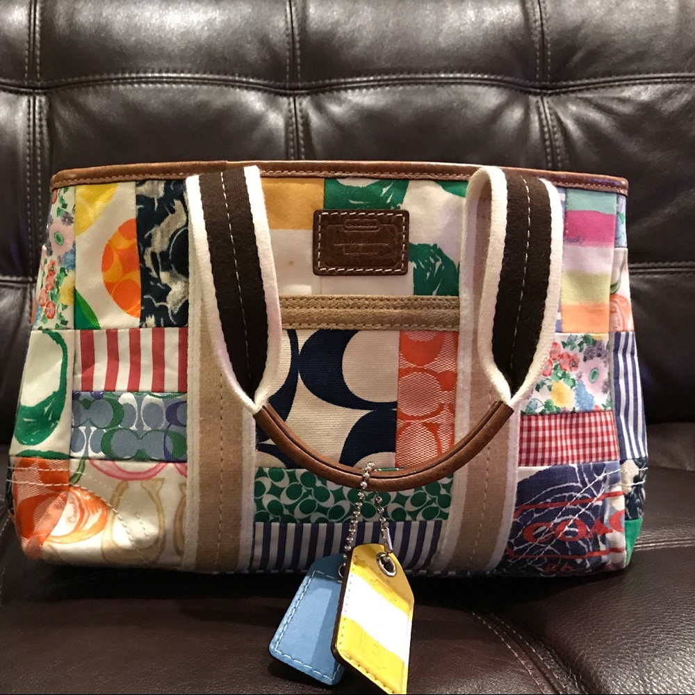 Coach Patchwork Small Tote Bag