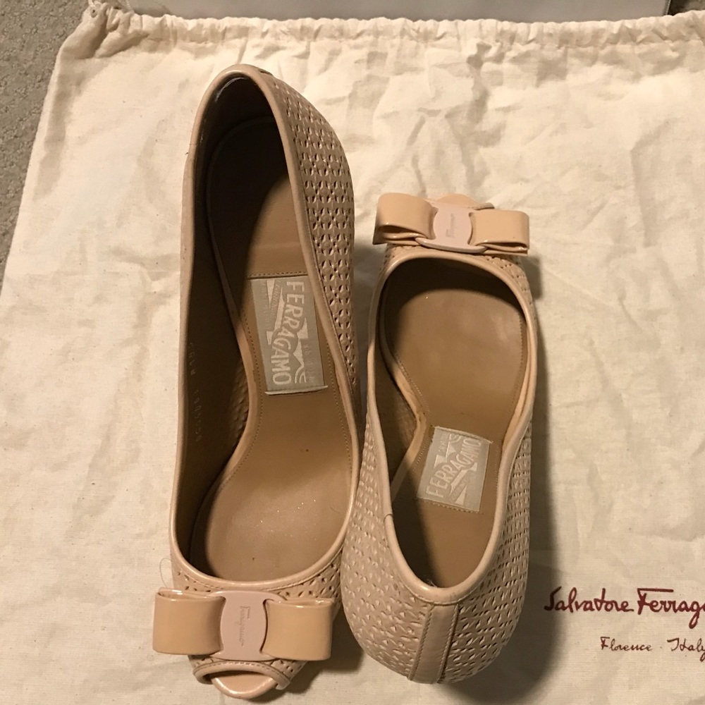 Salvatore Ferragamo Heels. Good condition.