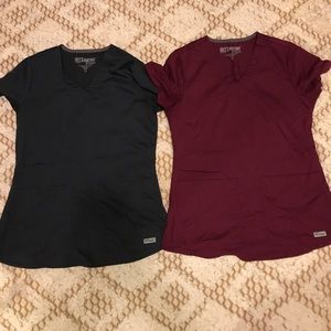 Greys Anatomy Scrub Tops in XS