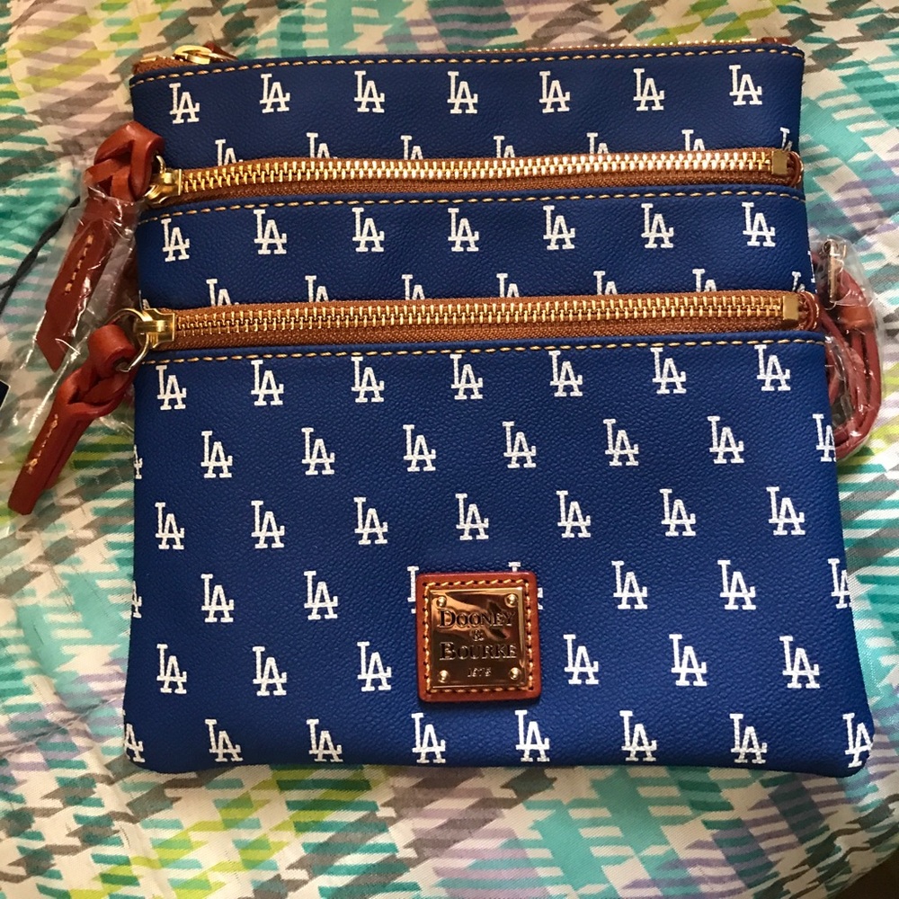 Dooney & Bourke - dodgers triple zip crossbody