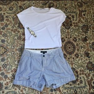 Banana Republic Martin shorts seersucker