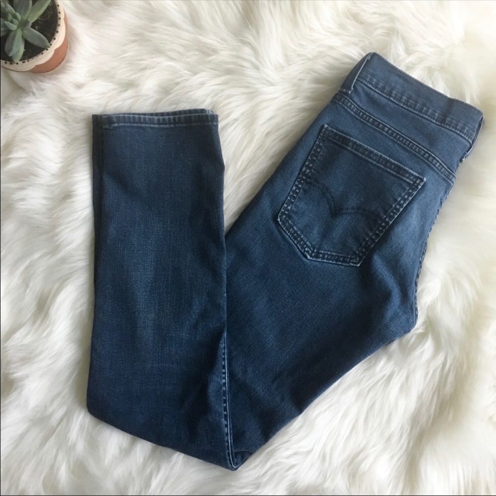 Levi Strauss 511 Dark Wash Straight Leg Jean