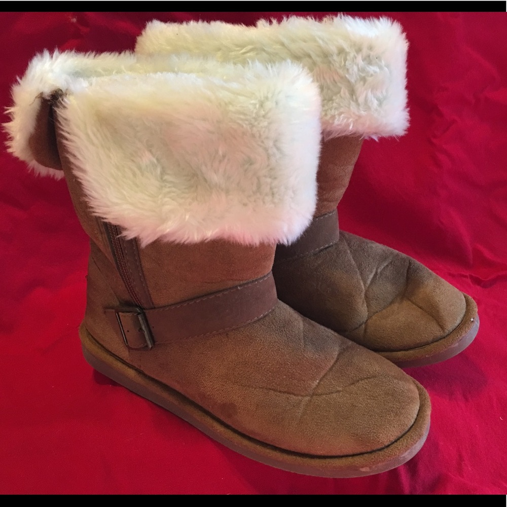 Cute Tan Soft Booties