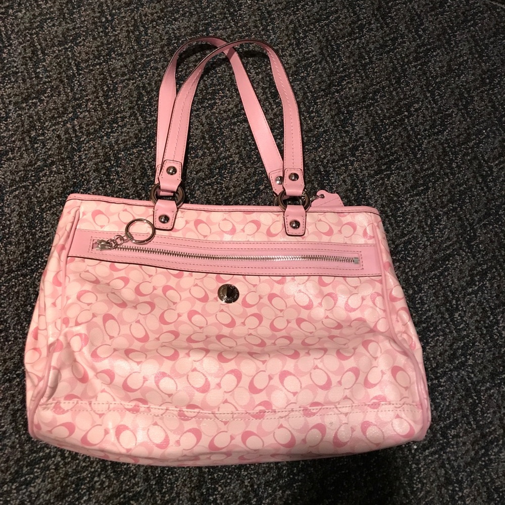 Authentic Pink Coach bag