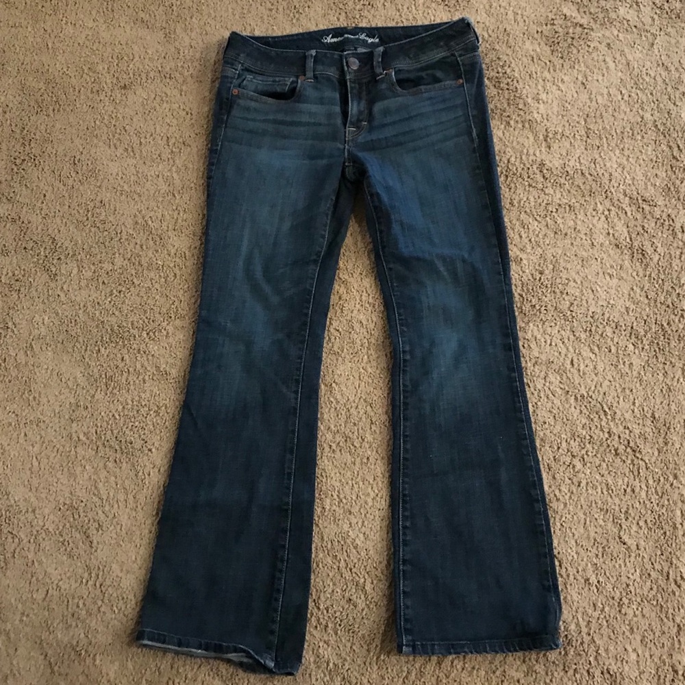 Barley worn AE jeans