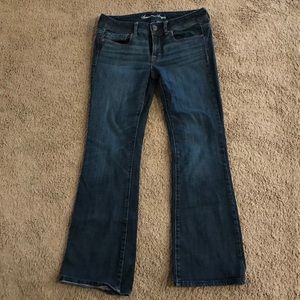 Barley worn AE jeans