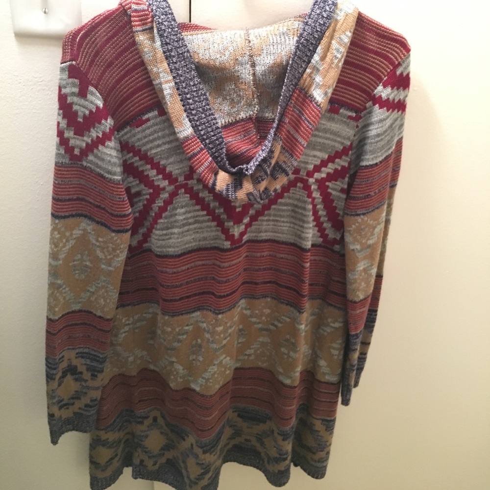 Tribal long cardigan