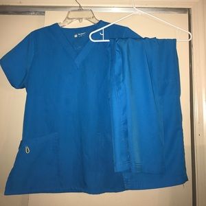 Blue Nurse Scrubs