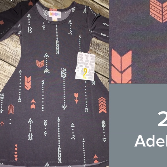 LuLaRoe Other - LuLaRoe FALL COLORS Adeline kids dress