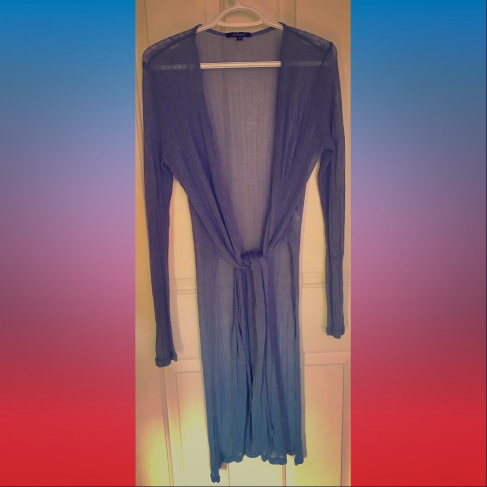 Blue Light Thin Women Cardigan Medium