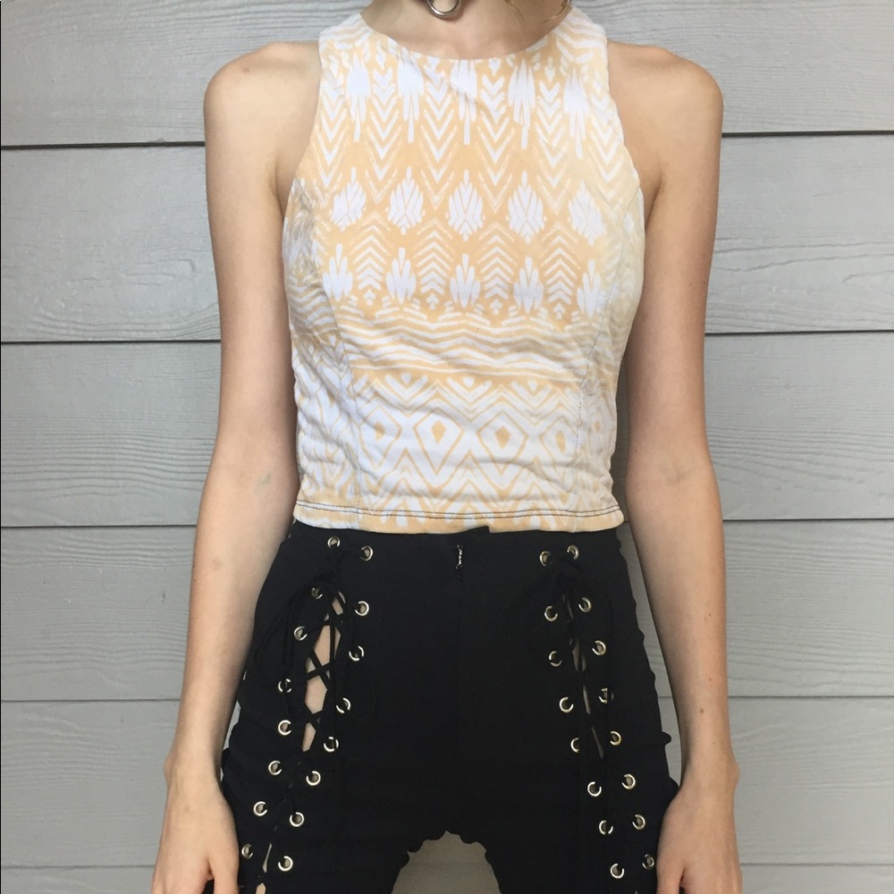 Boho Fitted Amazonian Crop top