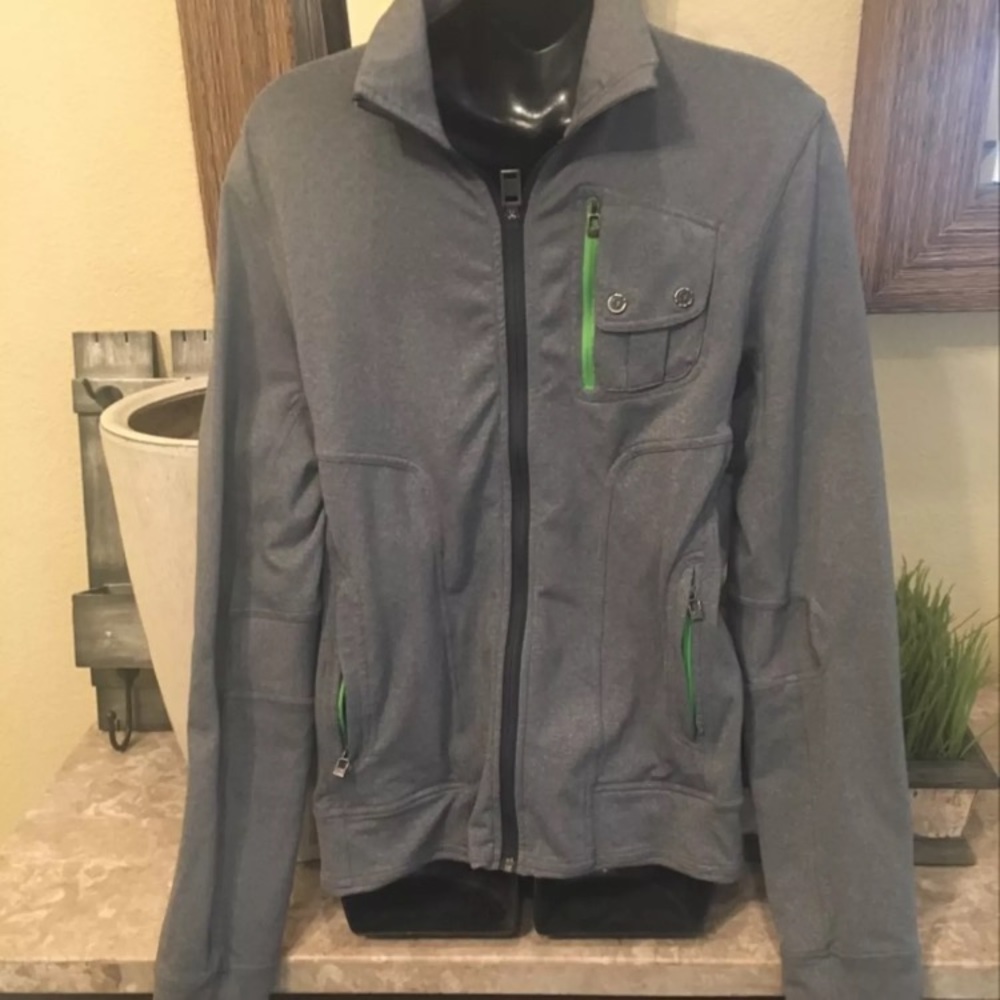 Lulululemon Gray Full Zip Jacket- Mens S
