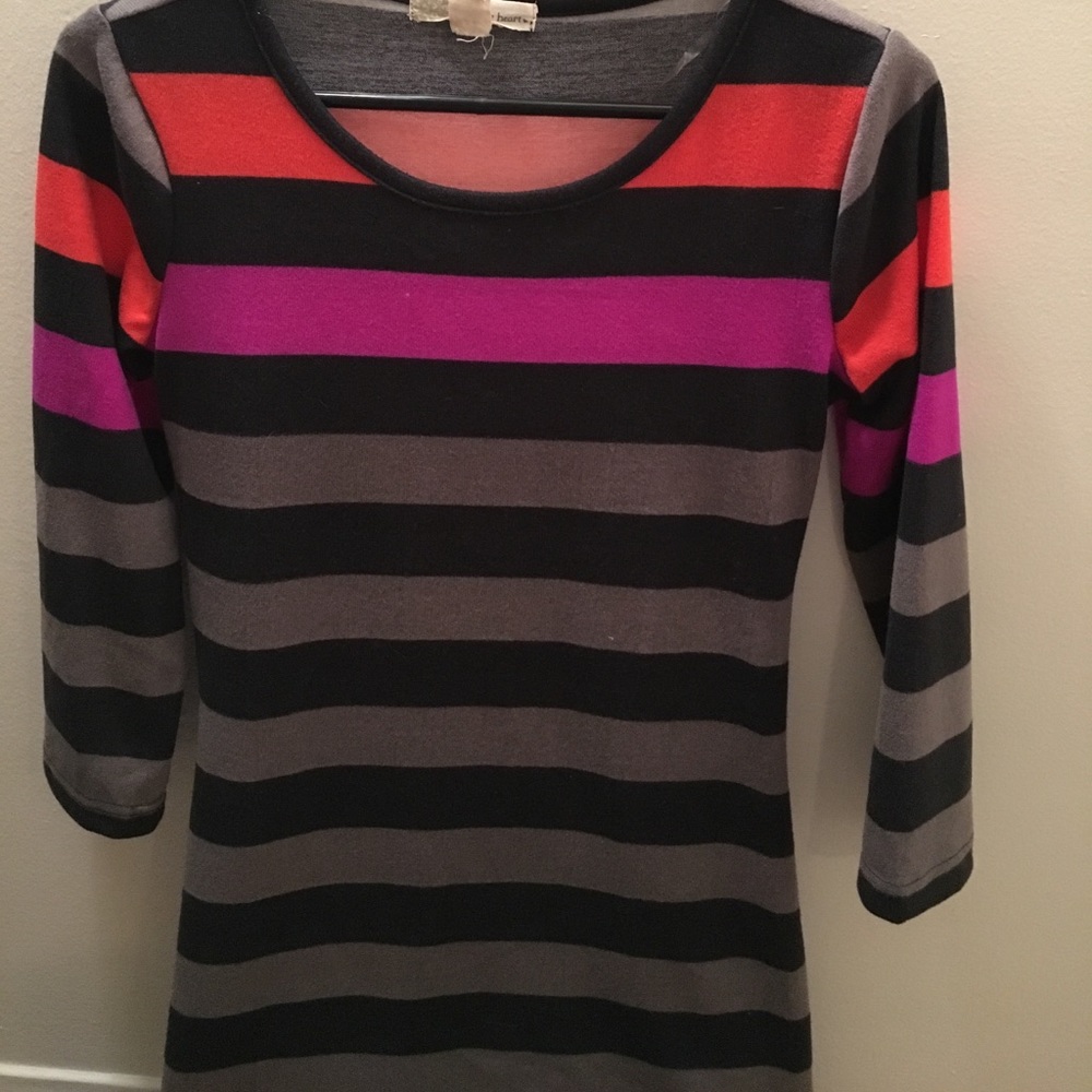 Cotton striped dress