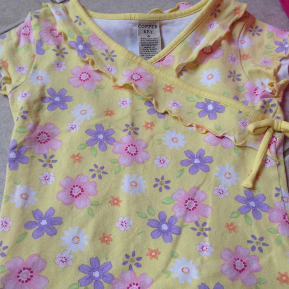 Copper Key yellow flower top