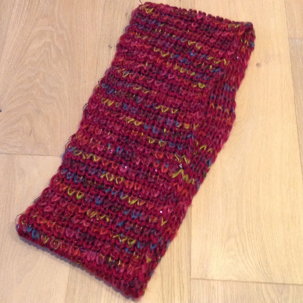 Multi-Color Infinity Scarf. - Picture 2 of 3
