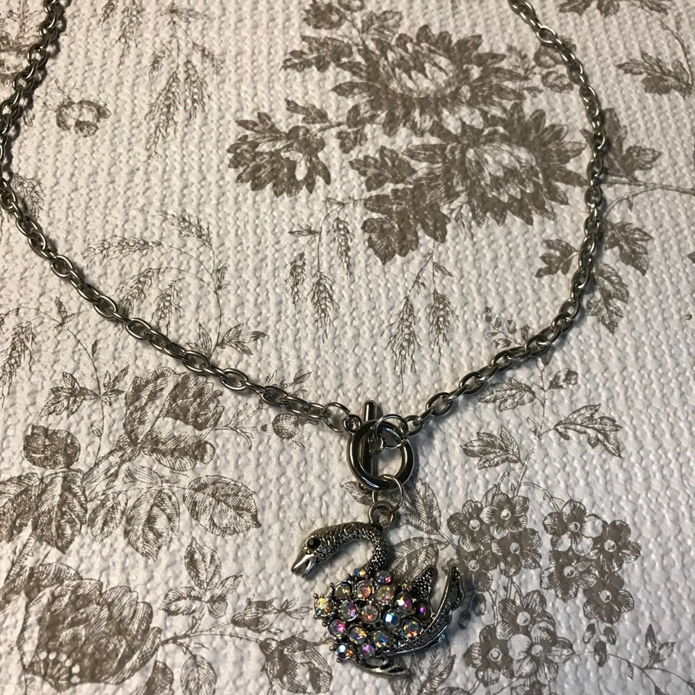 Swan necklace