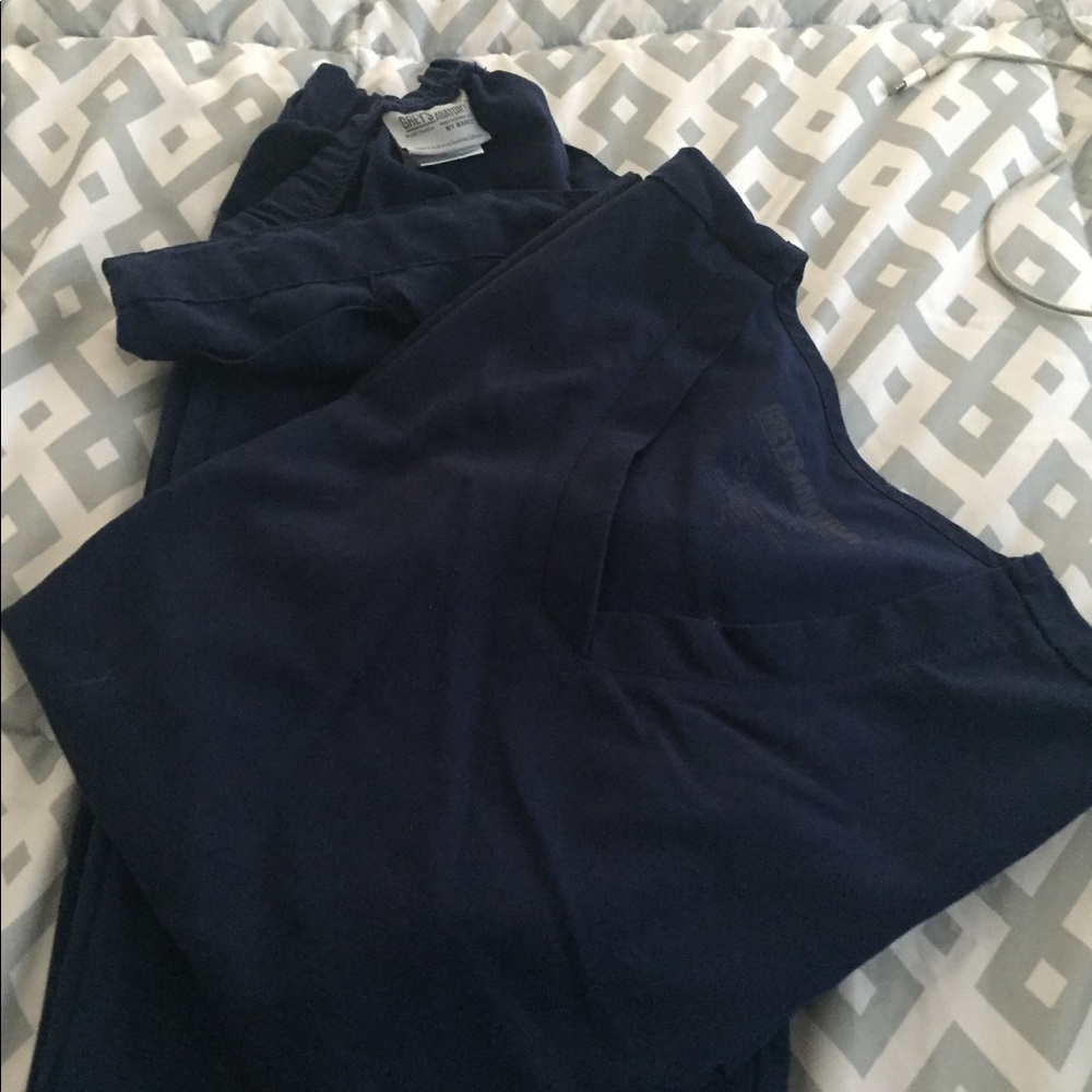 Grey's Anatomy Scrubs, Indigo, Size Small