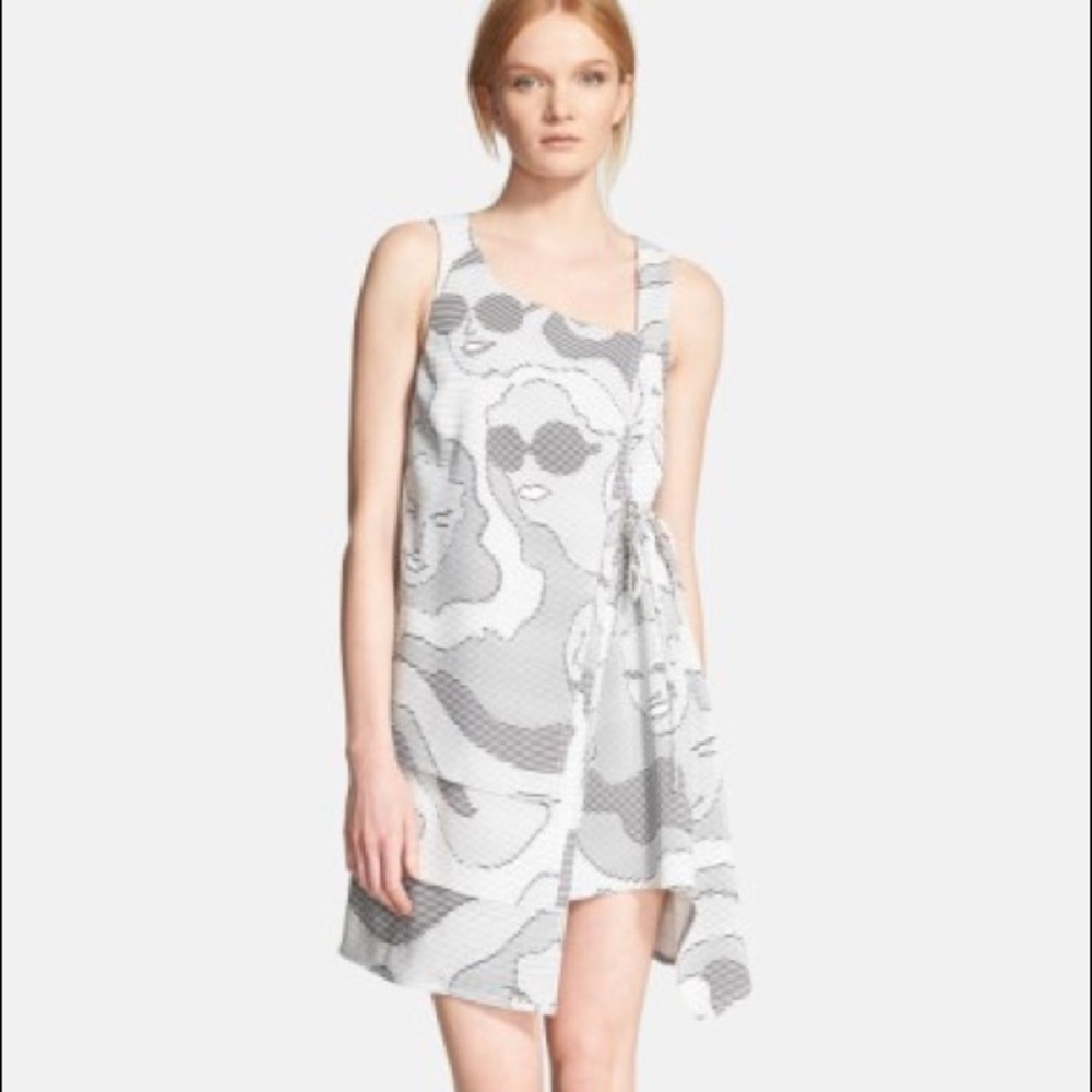 Opening Ceremony Ascii Wrap Dress 0