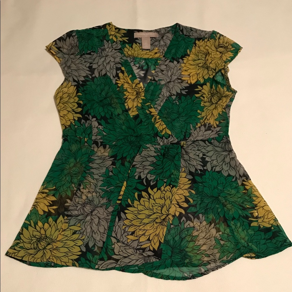 Banana Republic Floral Blouse
