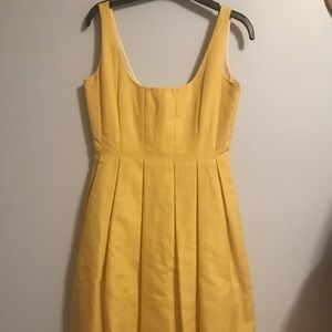 J.crew yellow bridesmaid dress