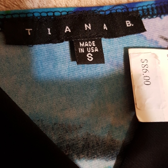 NWT. TIANA B. Beautiful Maxi Dress. Size Sm/Med. - Picture 6 of 8