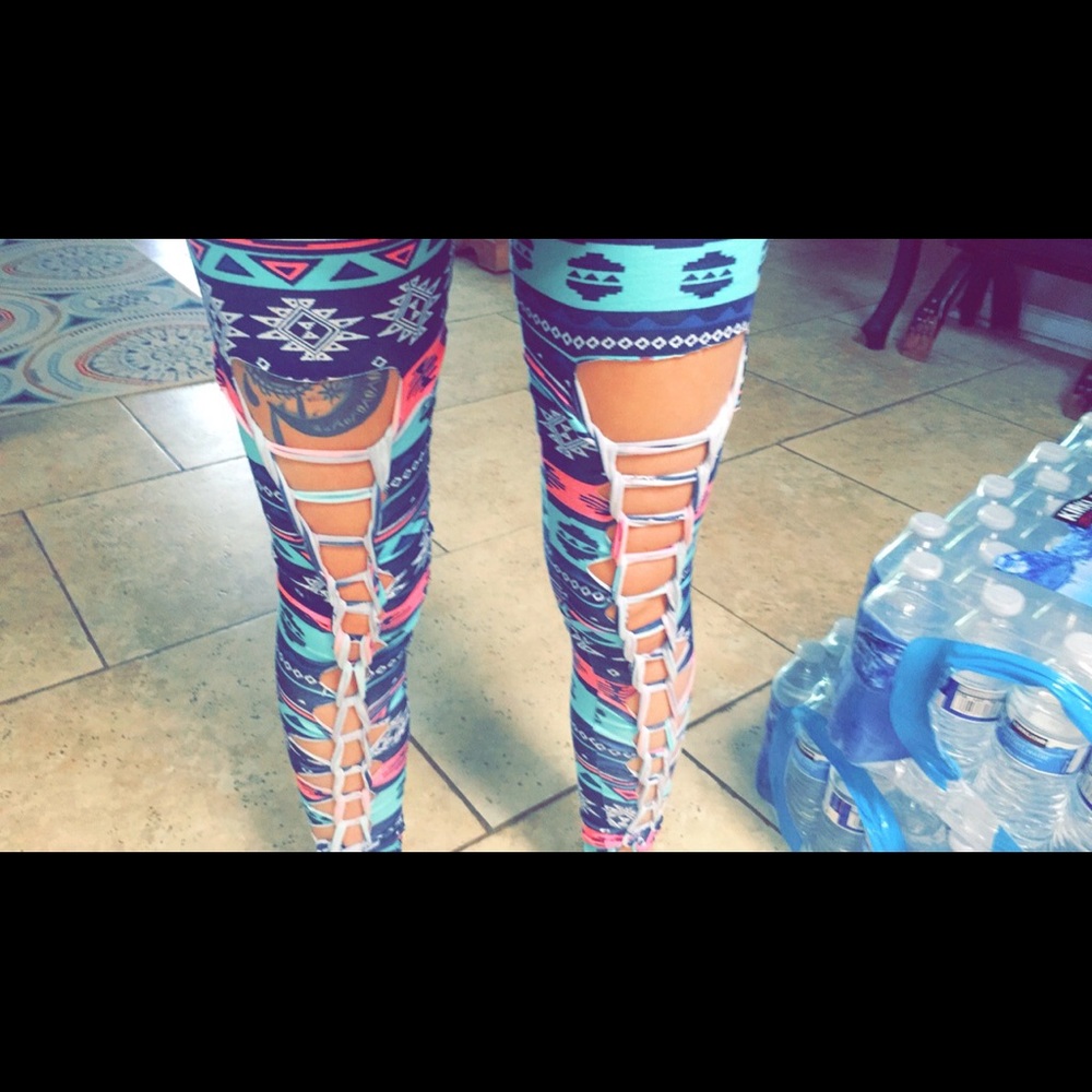 Personally cut leggings!!